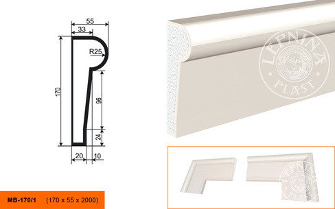 Молдинг МВ - 170/1