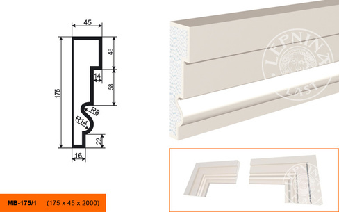 Молдинг МВ - 175/1