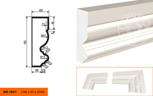 Молдинг МВ - 190/1