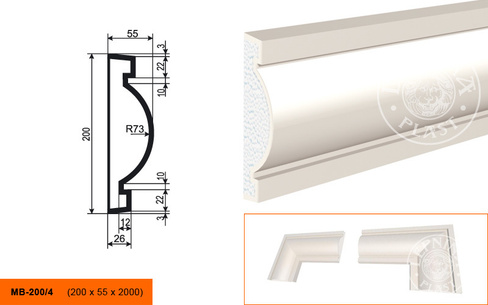 Молдинг МВ - 200/4