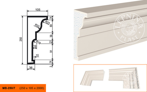 Молдинг МВ - 250/7