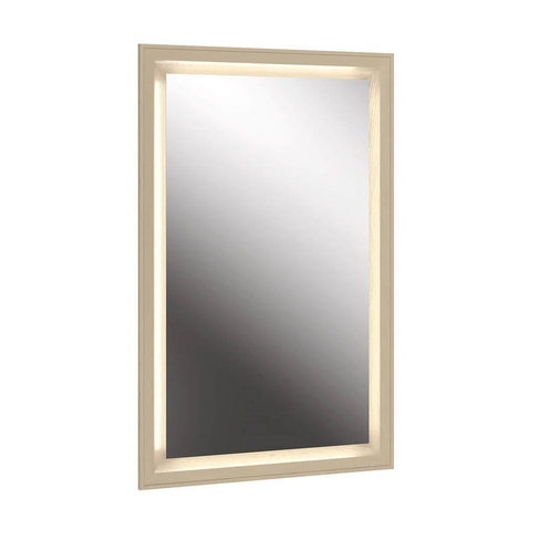 Панель с зеркалом PLAZA Classic 65x100см, цвет капучино