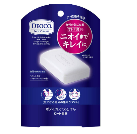 Мыло-дезодорант для тела Rohto Deoco Body Cleanse Soap 75 гр