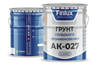 Грунтовка Finlux АК-027 Classic для пропитки, укрупления пористых поверхнос