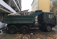 Вывоз строительного мусора КамАЗ
