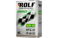 Масло Rolf Energy 10W40 Sl/Cf ( 4 Л) П/Синт