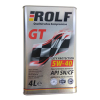 Масло Rolf Gt 5W40 Sn/Cf ( 4 Л) Синт.