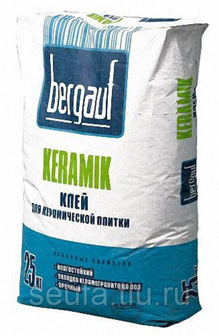 Плиточный клей БЕРГАУФ Keramik, 25кг