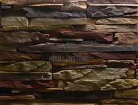 Декоративный сланец скала коричневый, гипс, 495,295,185х100 мм