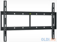 Кронштейн Holder LCD-F6607-B черный для ЖК ТВ 42-65" настенный от стены 23мм наклон 0° VESA 600x400 до 60 кг