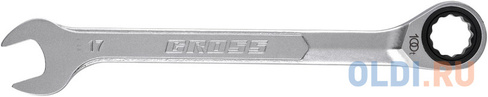 Ключ комбинированный трещоточный 17 мм// Gross