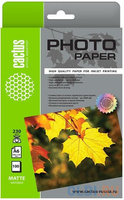 Фотобумага Cactus CS-MA6230100 10x15/230г/м2/100л./белый матовое для струйной печати