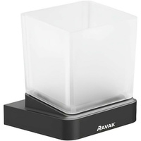Стакан для зубных щеток Ravak 10° черный матовый (X07P557)