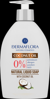 Dermaflora Natural Cosmetics Жидкое мыло для рук и тела "Coconut oil", 400 мл