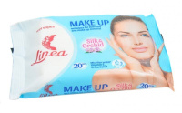 Linea Make UP Влажные салфетки для снятия макияжа "Silk & Orchid", 20 шт