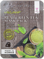 VO7 REAL VEGAN Восстанавливающая маска для лица с экстрактом зеленого чая