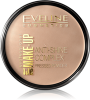 Матирующая минеральная пудра с шелком "Anti-Shine Complex" Eveline, №35 Golden beige
