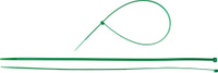 Кабельные стяжки зеленые КС-З1, 4.8 x 400 мм, 100 шт, нейлоновые, Профессионал ЗУБР