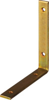 Уголок мебельный узкий УМ-4.0, 125х125х20 х 4 мм, желтый цинк, ЗУБР
