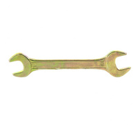 Ключ рожковый 17 х 19 мм, желтый цинк Сибртех