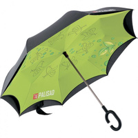 Зонт-трость обратного сложения, эргономичная рукоятка с покрытием Soft ToucH Palisad PALISAD