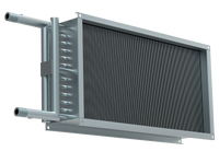 Водяной нагреватель для прямоугольных каналов WHR 600х300-2