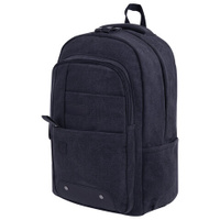 Рюкзак BRAUBERG DELTA универсальный 2 отделения холщовый Pulse темно-серый 44х30х14 см 225296