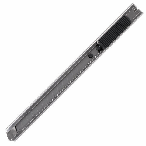 Нож канцелярский 9 мм STAFF Manager усиленный металлический корпус автофиксатор клип 237081
