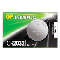 Батарейка GP Lithium CR2032 литиевая 1 шт. в блистере отрывной блок CR2032-7C5 CR2032-7CR5