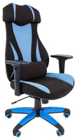 Кресло игровое Chairman game 14 00-07022219 Black/Blue