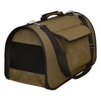 Lelap транспортировка сумка-переноска с карманом "Шатои" для животных, песочный (M)