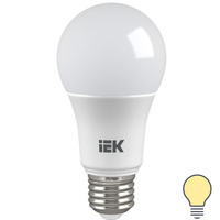 Лампа светодиодная IEK Шар E27 9 Вт 3000 К свет тёплый белый