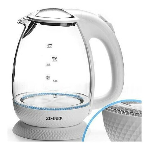 Электрический чайник 1,7л 2200Вт с подсветкой Zi MBer 11182 KSMB-11182 Zimber