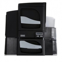 Принтер для пластиковых карт Fargo DTC4500e DS LAM1 + MAG, входной лоток с замком