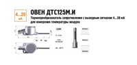 Термопреобразователь сопротивления (-20...+80 С) ДТС125М-50М.0,5.60.И 14