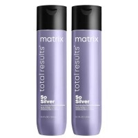 Matrix - Шампунь для нейтрализации нежелательных тёплых оттенков светлых и седых волос Total results So silver, 300 мл х