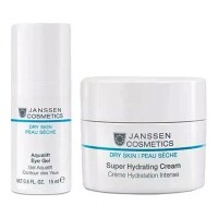 Janssen Cosmetics - Набор "Активное увлажнение": крем 50 мл + гель для век 15 мл