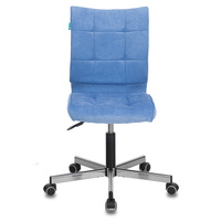 Компьютерное кресло Бюрократ CH-330M офисное, голубое Velvet 86