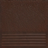 Клинкерная ступень Керамин Каир 4 коричневая 298х298х8 мм (15 шт.=1,33 кв.м)