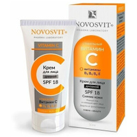 Novosvit Крем для лица с SPF18 стабильный витамин С 50мл