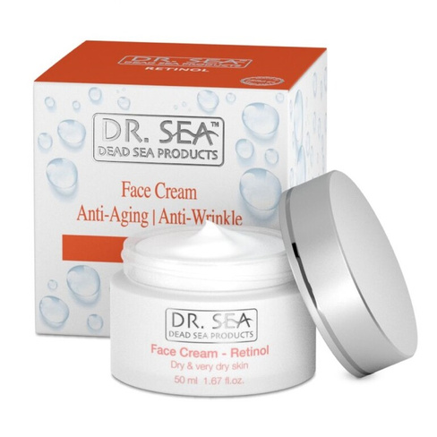 Интенсивный увлажняющий крем для лица с Витамином А для нормальной и сухой кожи Dr. Sea (Израиль)