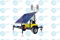 Передвижная осветительная установка на солнечных батареях ПОУ 4*50LED -6.0М
