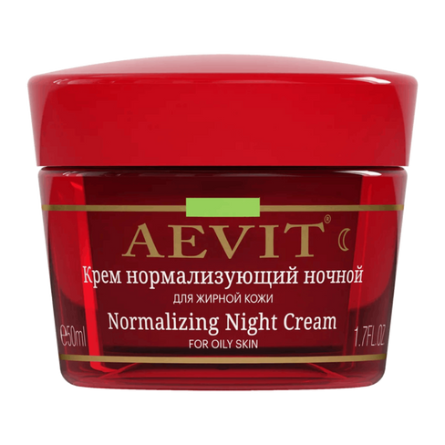 Крем Нормализующий ночной для жирной кожи, AEVIT, 50 мл, Librederm LIBREDERM