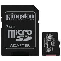 Карта памяти microSDXC 128 GB KINGSTON Canvas Select Plus UHS-I U1100 Мб/с class 10 адаптер SDCS2/128 GB SDCS2/128