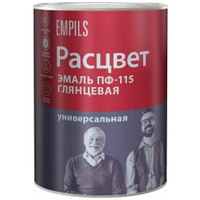 Эмаль для пола алкидная быстросохнущая расцвет красно коричневая 2 7 кг