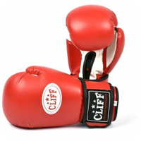 Перчатки боксерские CLIFF DRAGON CLASSIC FLEX, красно-белые, 6 (oz) Cliff