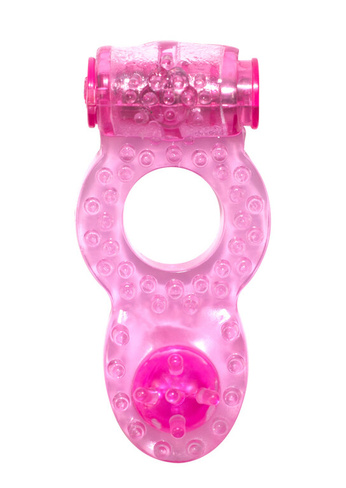 Lola Games Rings!-Ringer pin - Эрекционное кольцо с вибрацией, 7 см (розовый)