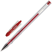 Ручка гелевая неавтоматическая Attache City 0.5мм красный