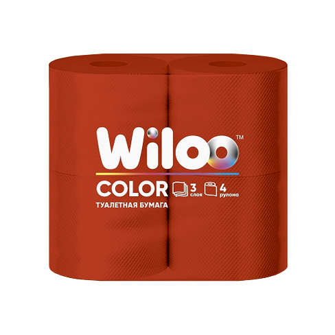 Туалетная бумага "красная" Wiloo