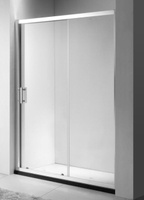 Душевая дверь Oporto Shower 8007-1CH 130x190 см раздвижная, стекло прозрачное 6 мм (8007-1CH/130)